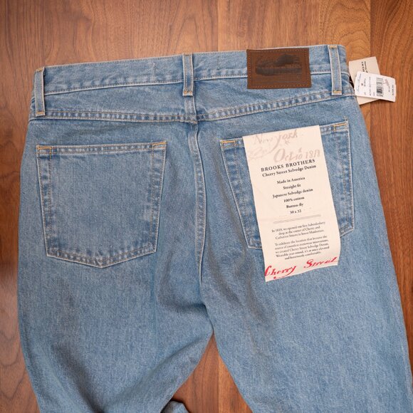 Brooks Brothers Cherry Street Selvedge Denim Pants - 30x32 - Picture 4 of 4